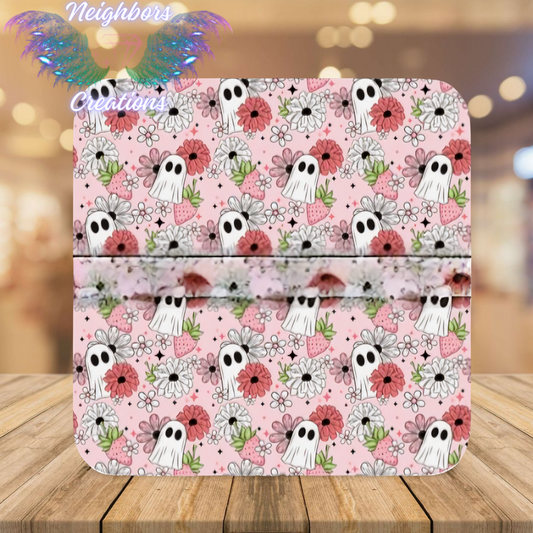 Cute N Spooky Ghosts with flowers