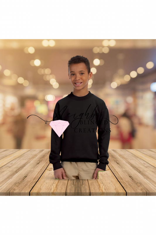 Custom Order Shirts- Youth Heavy Blend Fleece Crew-offered in 11 other colors- PLEASE READ CAREFULLY THIS IS NOT FOR A BLANK SWEATSHIRT THIS IS FOR CUSTOM ORDERS ONLY