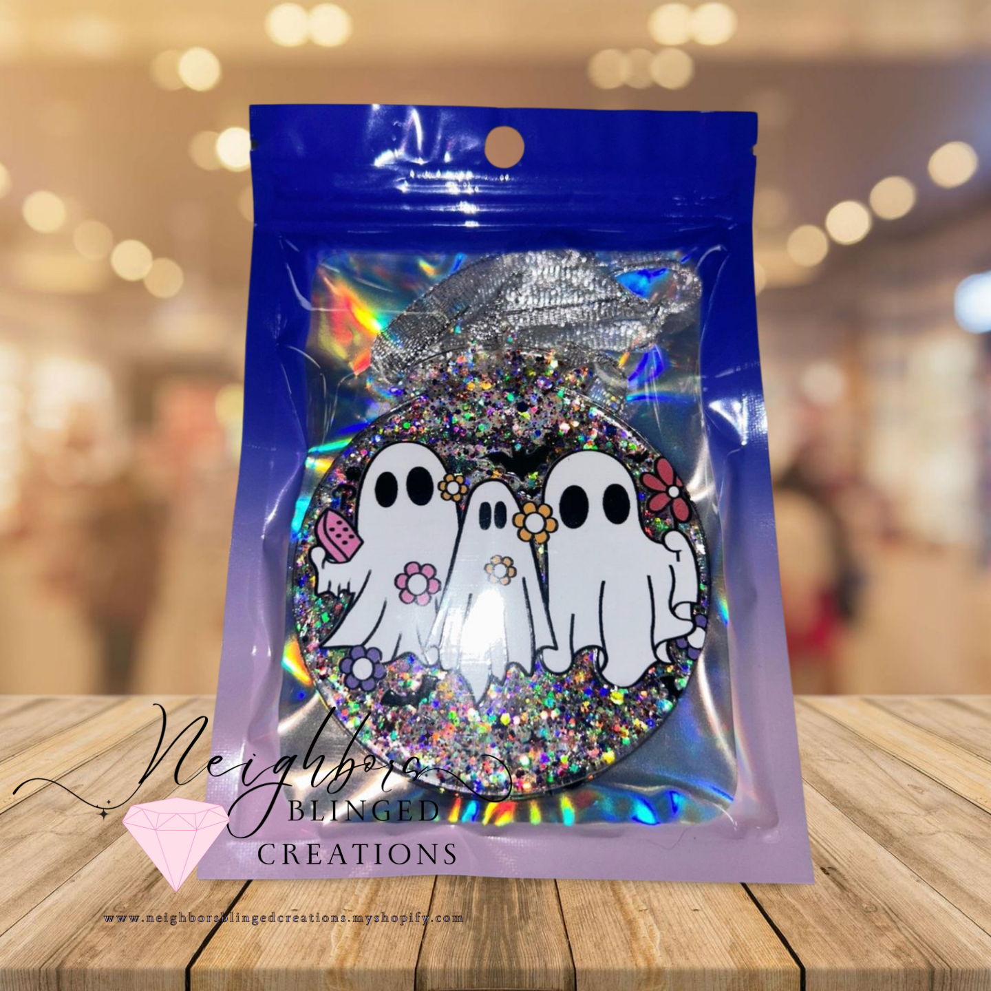 Halloween ornaments SET of THREE