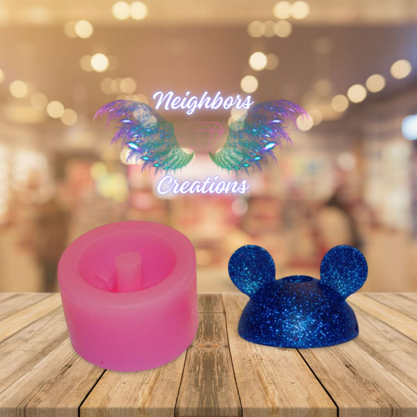 Inspired By Mouse Straw Topper