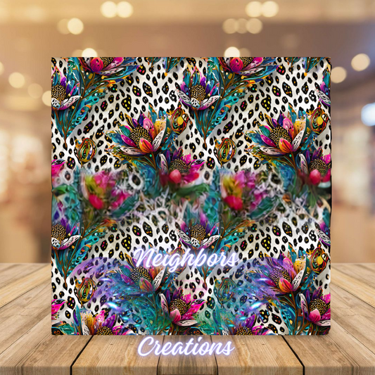 Animal Print N Floral Boutique Vinyl