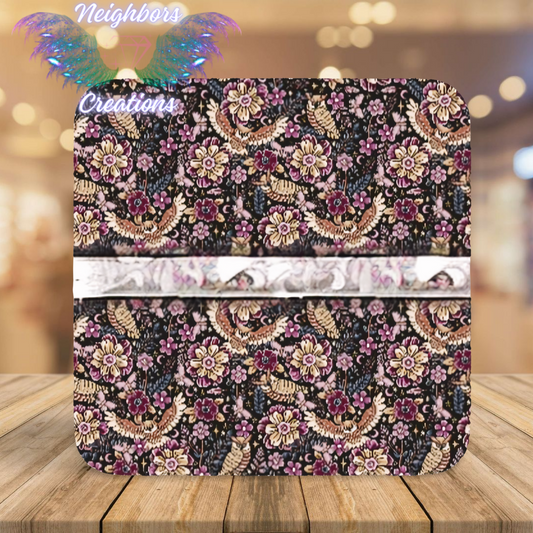 Floral And Butterfly decorative Boutique Vinyl