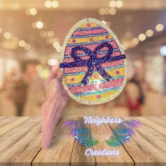 Easter Egg Shaped Wall Hanger