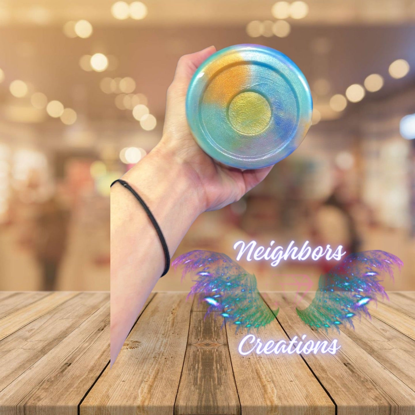 20 OZ Never Let Them Dull Your Sparkle Mica Pigment Splatter Tumbler