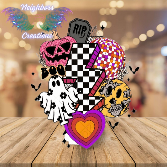 Retro Halloween Themed UVDTF Decal