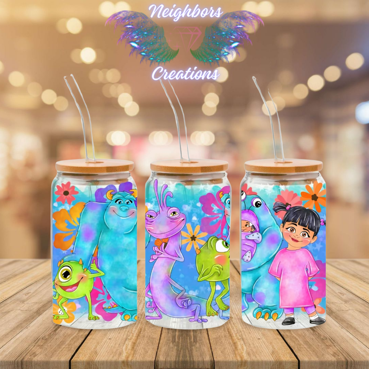 Inspired By Monsters Ink UV DTF Wrap
