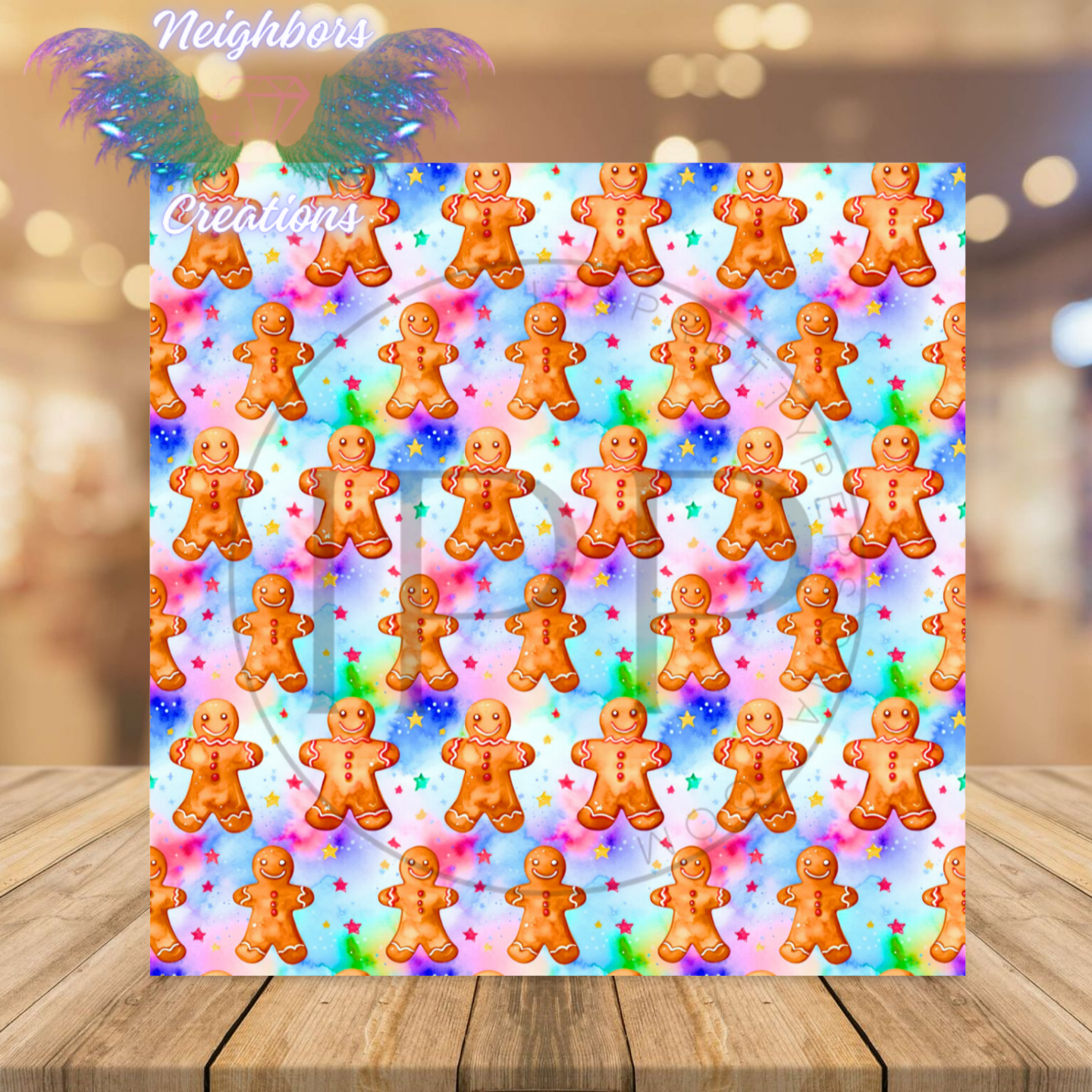 Cute N Clouds Gingerbread Men Boutique Vinyl